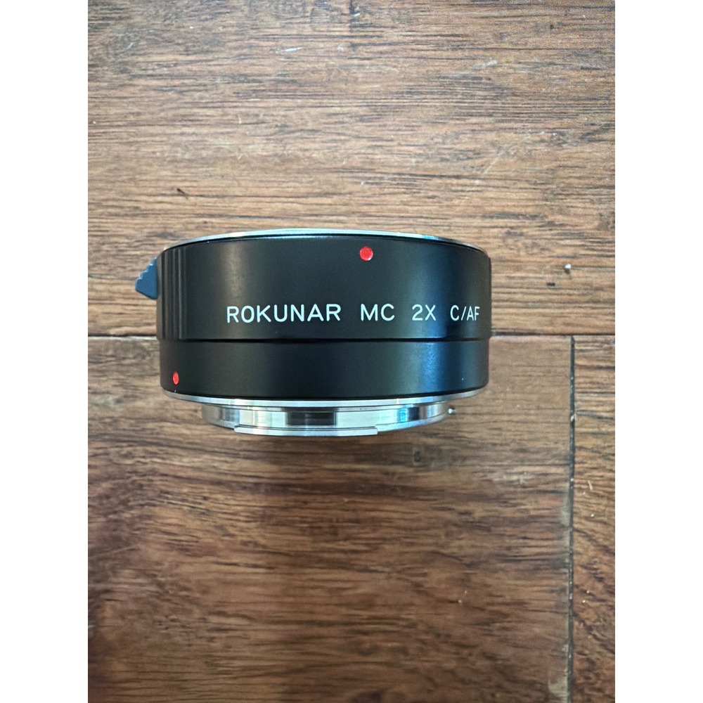 Rokunar MC 2X C/AF Tele-Converter for Canon EF Mount Lens Japan with Case